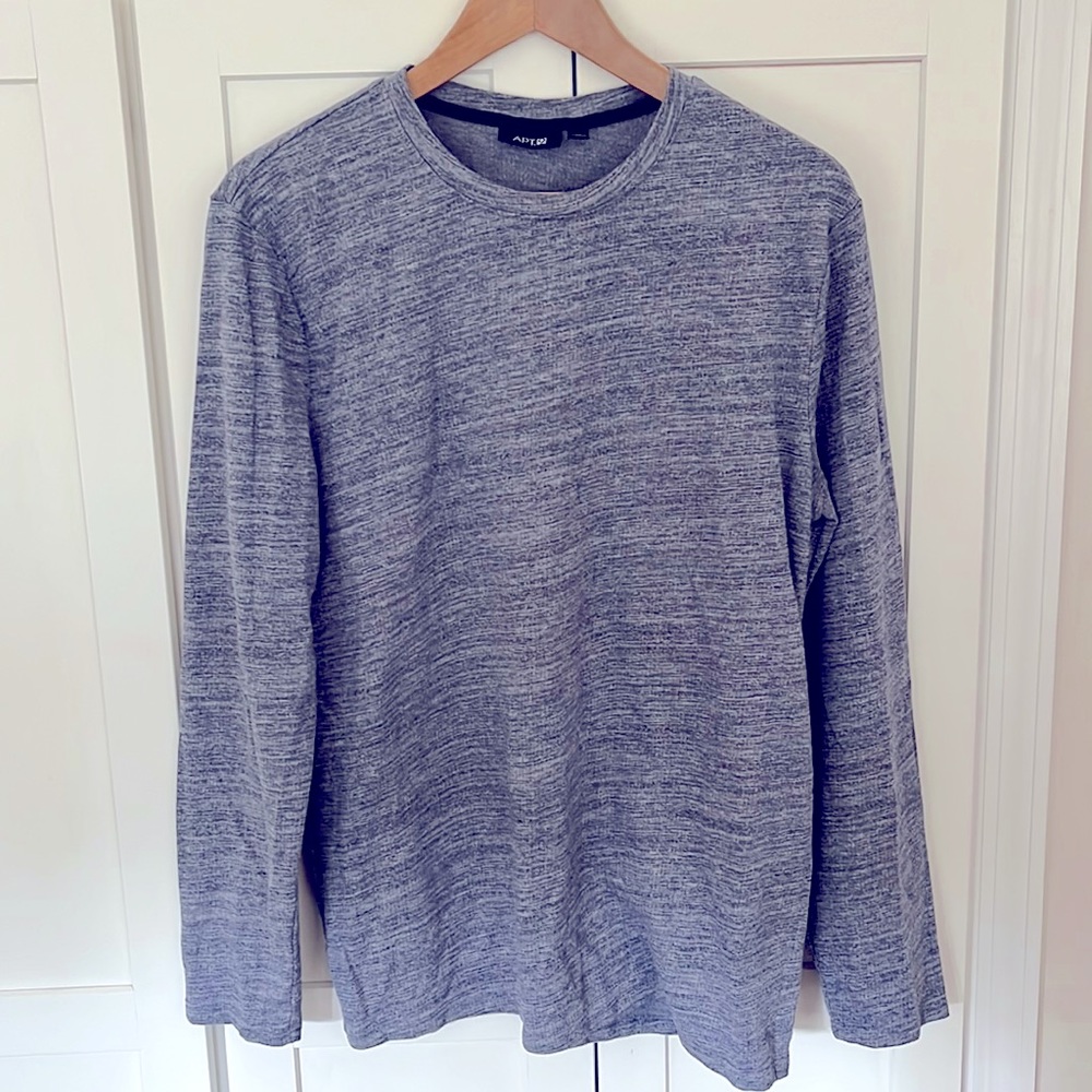 Heather Blue Thick Pullover